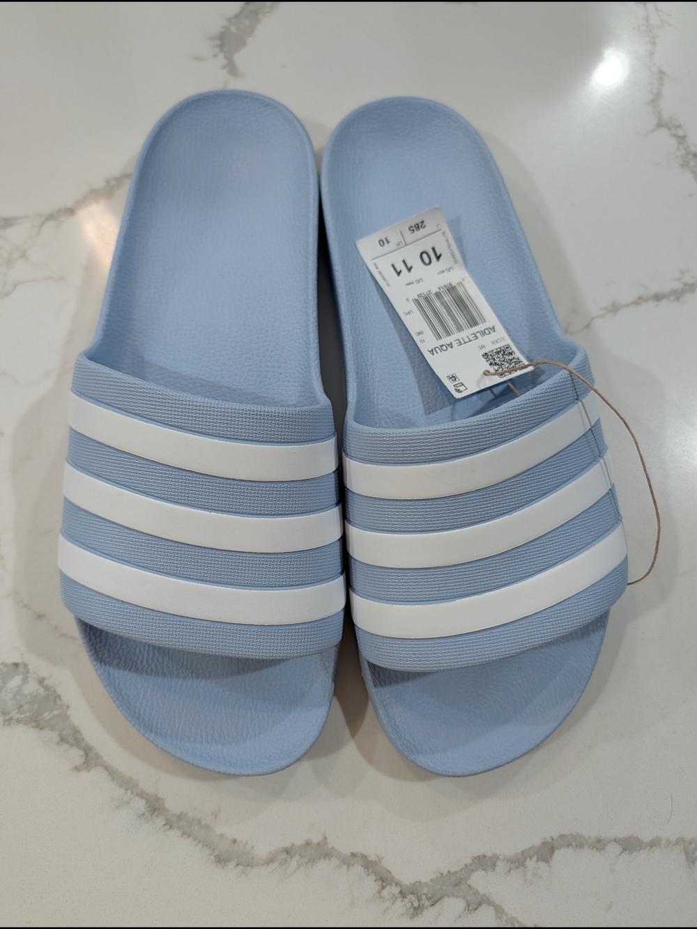 adidas Light Blue Slide